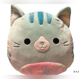 Squishmallows 20” Corrina the cat tie dye belly